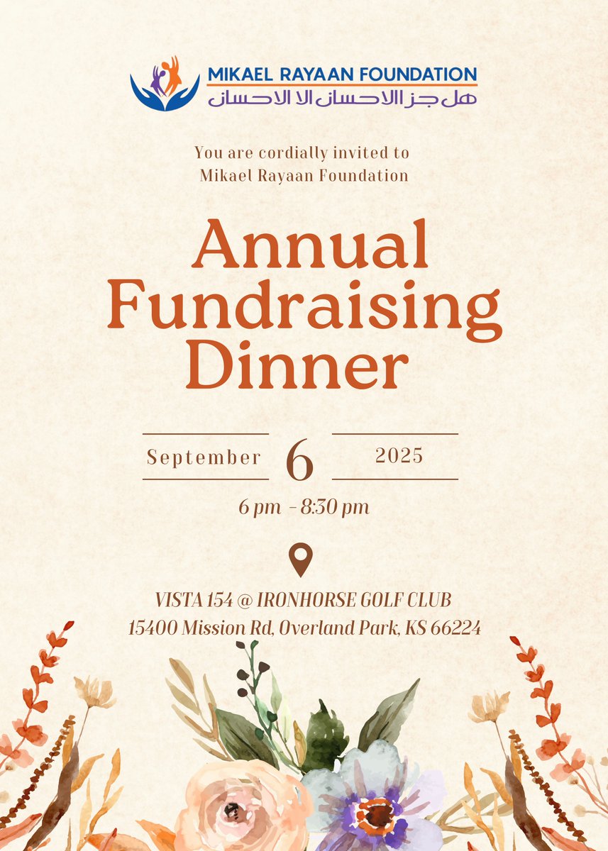 facebook.com/share/1FcDUX8U…

We’re excited to invite you to our annual fundraising dinner on 6th September 2025.

To RSVP; follow the link above.
