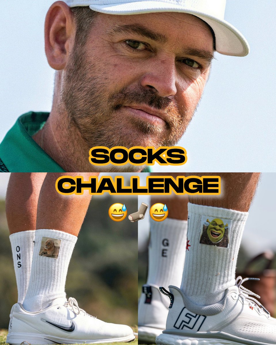 SouthernGuards's tweet image. ‘I will cheat today, but we are winning’ 😅 

The internal 2v2 competition is heating up with our ‘losers wear custom socks’ competition 😆

#golf #livgolf #banter #stingergc #fyp