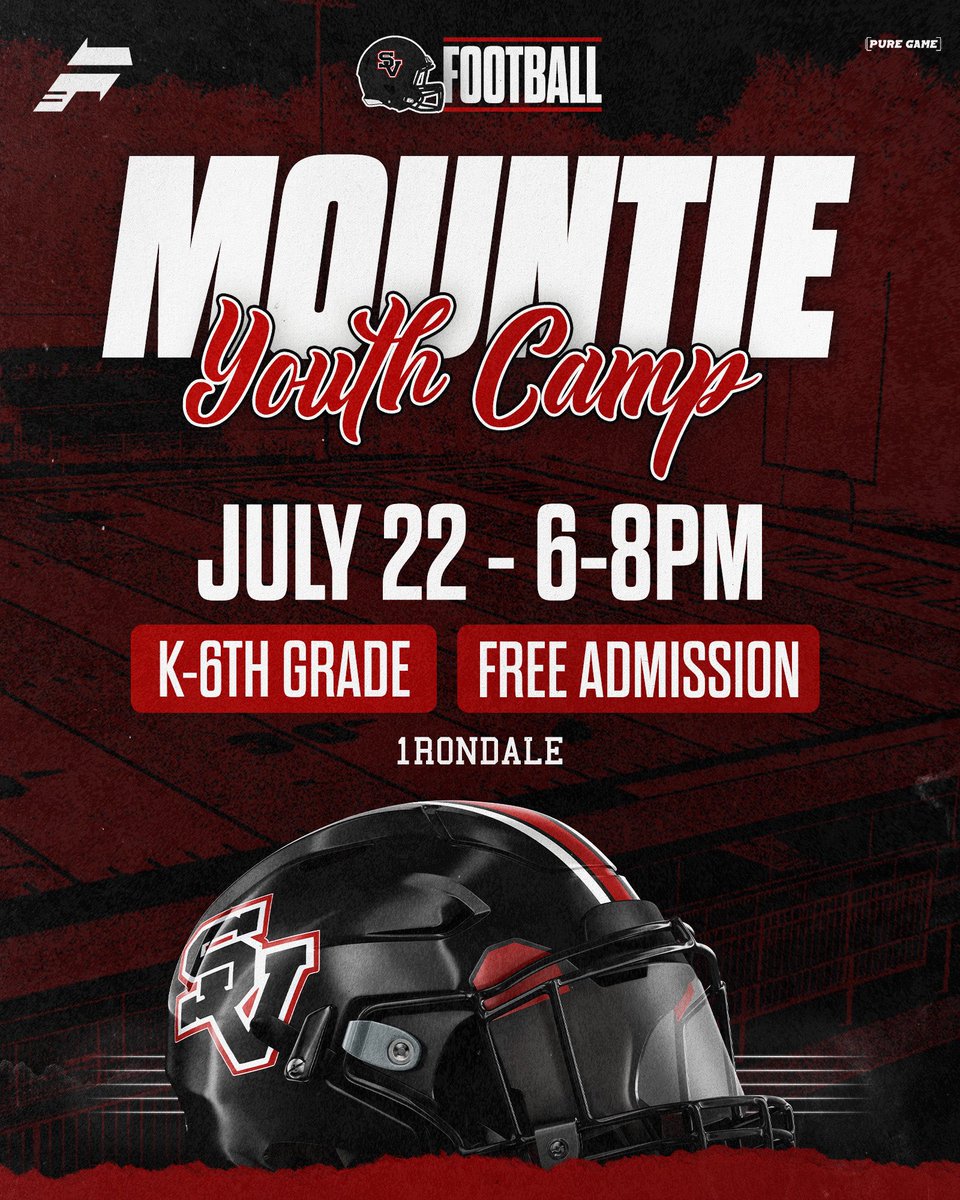 CoachBates7's tweet image. SV🏈: 2025 Youth Camp! @ShadesValleyFB @TrussTribune @future1sjerseys
#1rondale
⚫️GoMOUNTIES⚫️