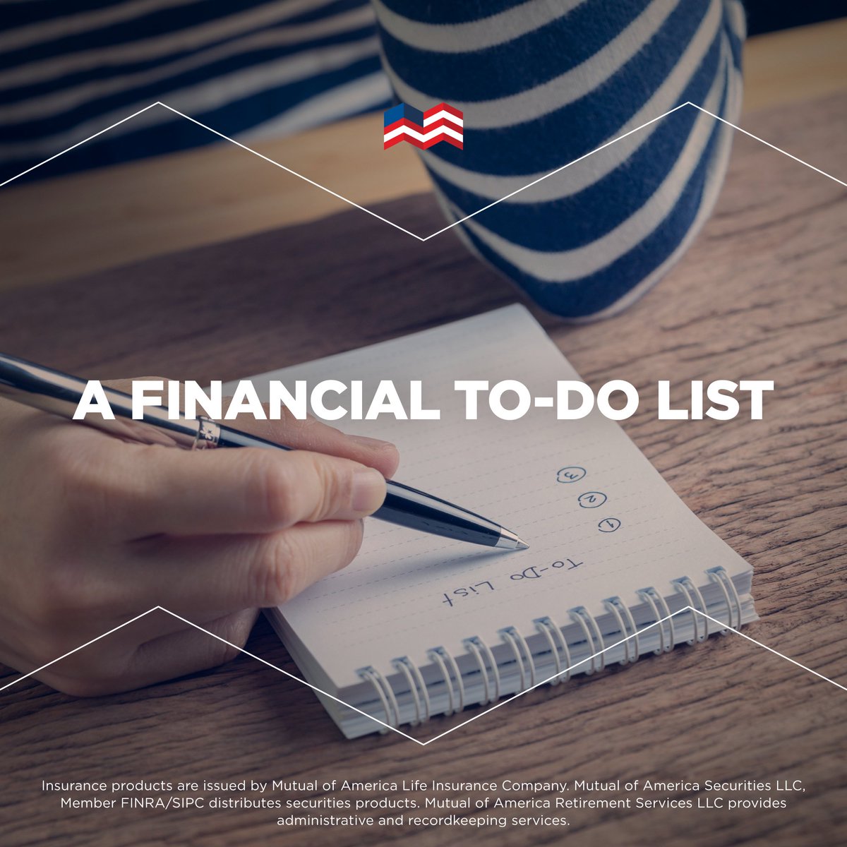 Many financial goals include taking steps toward retirement and security. Here are five helpful steps and resources you can follow for your financial to-do list: ✔️ ow.ly/6n7950Wn8HF

 #FinancialToDoList #PersonalFinanceTips #SmartMoney