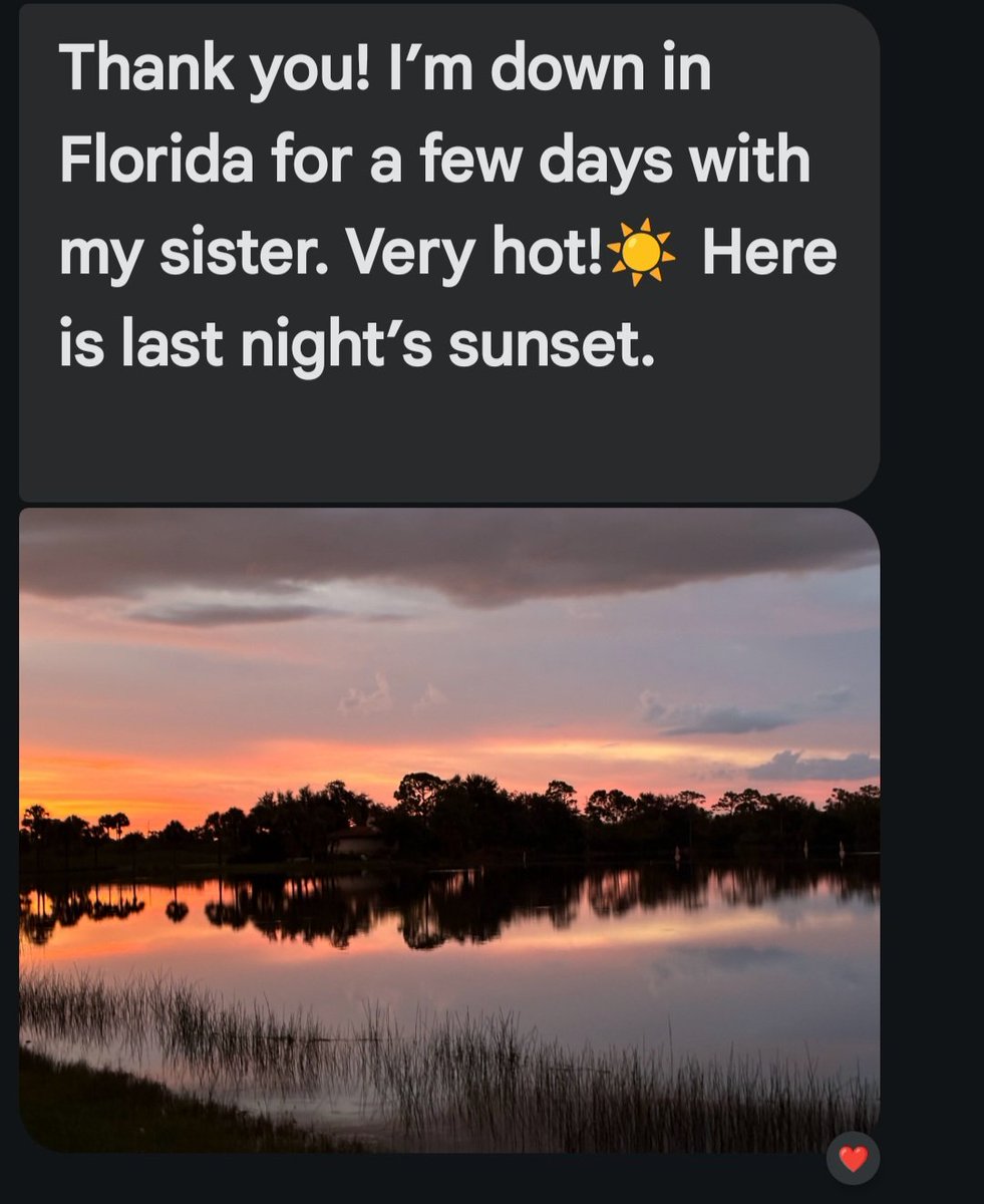 VegyPower's tweet photo. #NaturePhotography
Just received this text message from a friend!
#Sunset #Estero #Florida #EsteroFL #FortMyers https://t.co/3xae00toRC