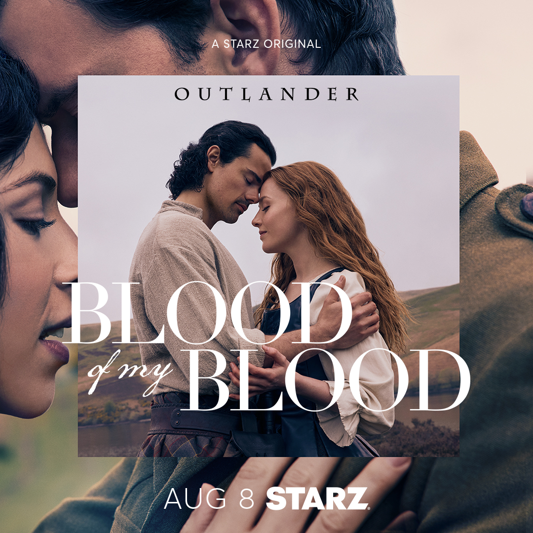 SPTV's tweet image. They say magic happens in the Highlands. Watch Brian Fraser and Ellen MacKenzie battle with love and family loyalty in #BloodOfMyBlood, premiering August 8 only on @STARZ.