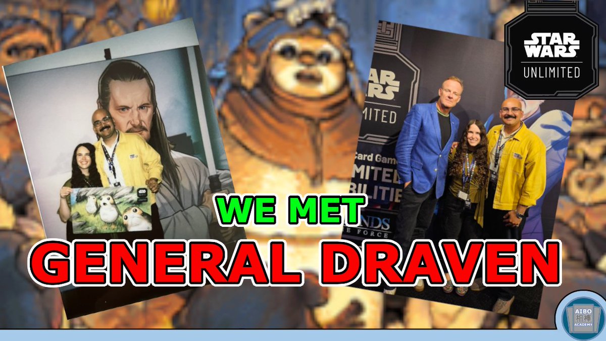 AcademyAibo's tweet photo. #ad
I had a wonderful time at @AsmodeeUK and @UnlimitedFFG Star Wars Unlimited: Trading Card Game Influencer Event, It was brilliant seeing so many familiar faces and lots of new ones. 

Check out my video about the experience!

#AsmodeeUK #StarWarsUnlimited #LegendsOfTheForce https://t.co/FWBJpPasAN