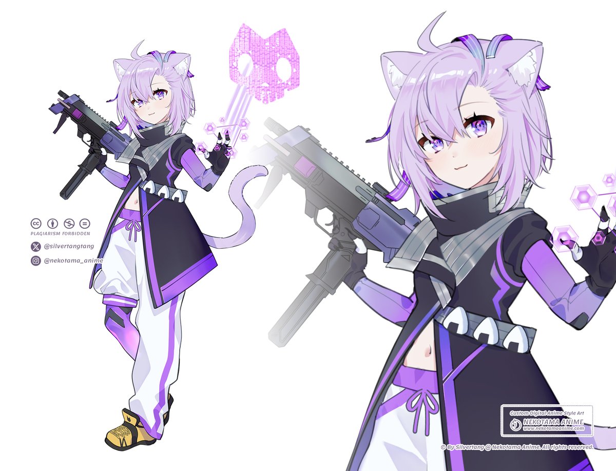 The #HoloWatch series commissioned by @/AcidGames4  
#絵かゆ #Overwatch 
#commissionopen  #animecommission