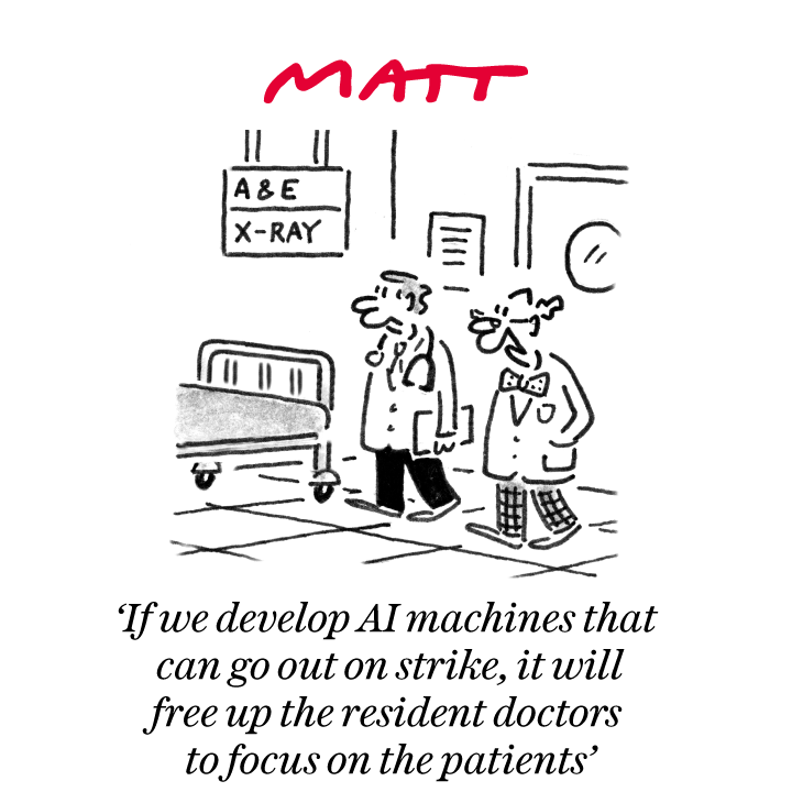 MattCartoonist's tweet image. My latest cartoon for tomorrow's @Telegraph
Buy a print of my cartoons at telegraph.co.uk/mattprints
Original artwork from chrisbeetles.com