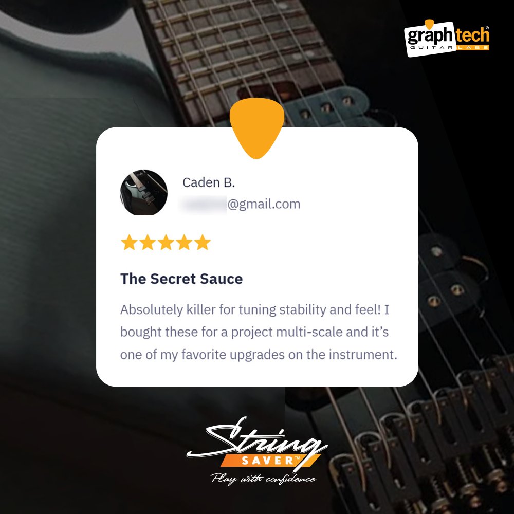 GraphTechGuitar's tweet image. NO MATTER HOW HARD YOU PLAY, STRING SAVER SADDLES DRAMATICALLY REDUCE STRING BREAKAGE. 🎸🎸🎸
graphtech.com/pages/stringsa…
#StringSavers #GuitarStrings #GuitarTech #GuitarPlayers #GuitarUpgrades #graphtechguitarlabs #stringsaversaddles