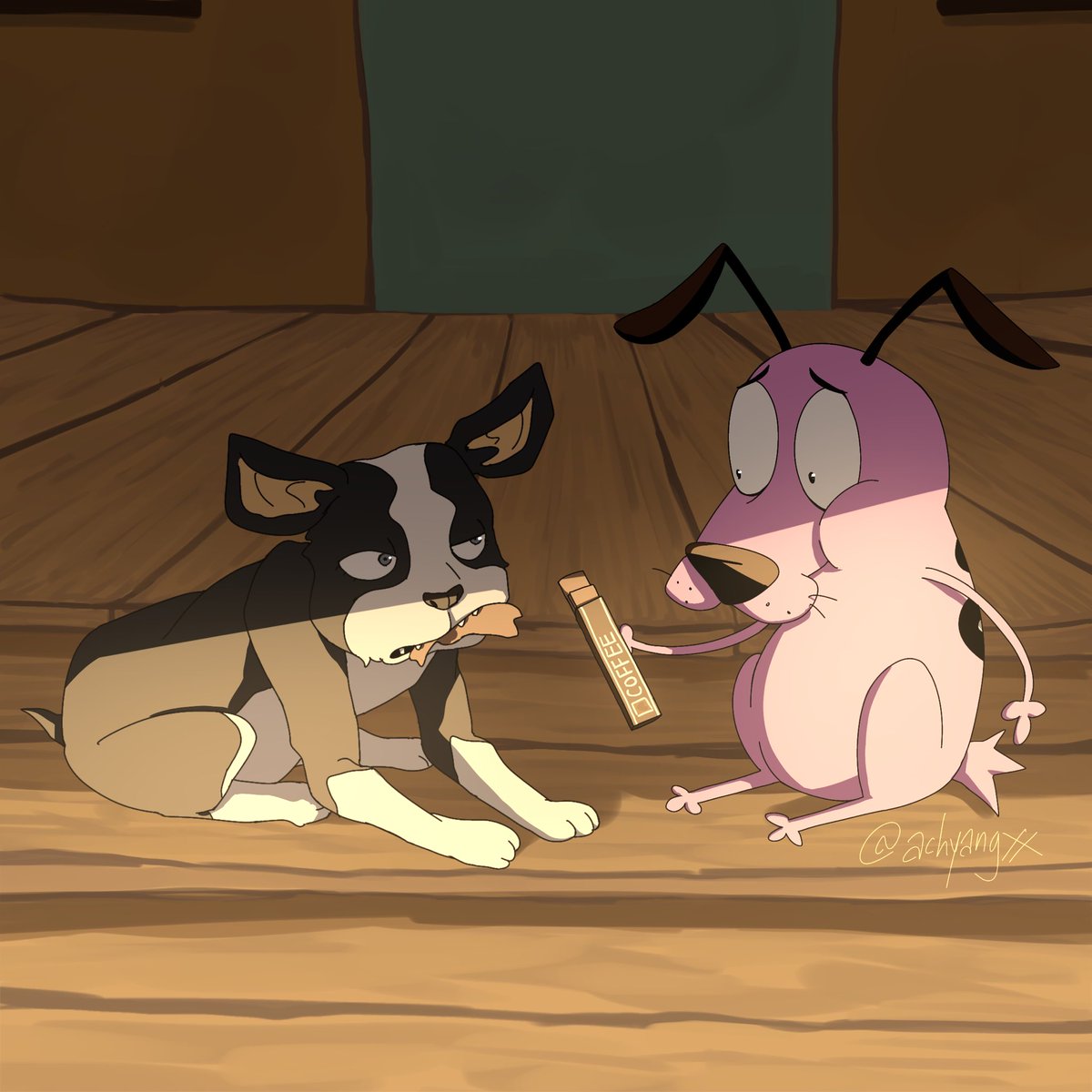 dogs #iggy #CourageTheCowardlyDog #jjbafanart