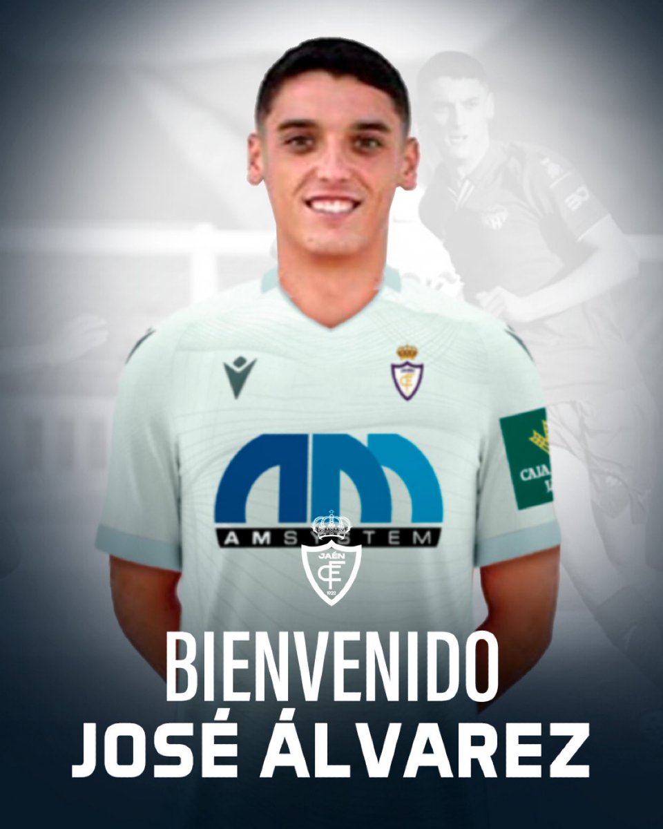 ✅ 𝗢𝗙𝗜𝗖𝗜𝗔𝗟 | 𝗝𝗢𝗦É Á𝗟𝗩𝗔𝗥𝗘𝗭 𝗦𝗘 𝗨𝗡𝗘 𝗔𝗟 𝗥𝗘𝗔𝗟 𝗝𝗔É𝗡

🟣 El centrocampista José Álvarez firma por el <a href="/RealJaenCF/">Real Jaén C.F.</a>  en búsqueda de reforzar al club andaluz en su andadura en 2ªRFEF.