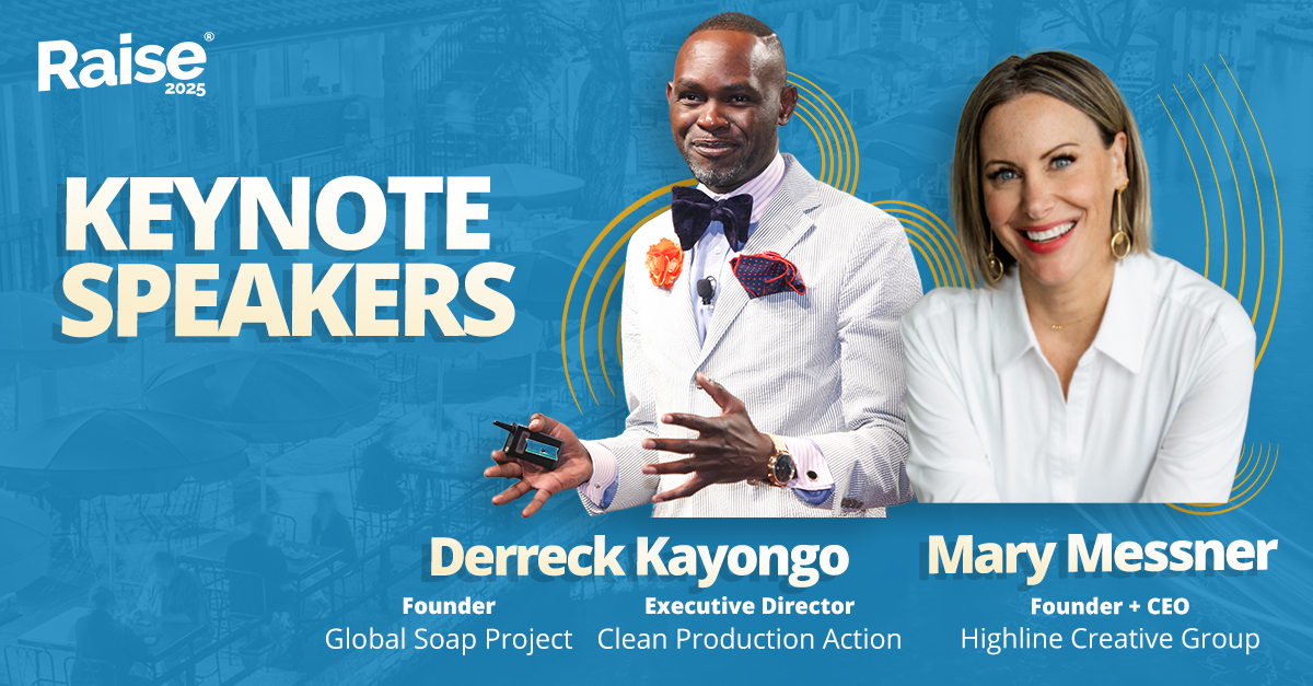 🎉 Meet our #Raise2025 keynote speakers! They'll be taking the stage with their stories &amp; visionary thinking Sept. 8-9 in San Antonio, TX. Raise is where nonprofit changemakers come together to dream bigger and do more. Will we see you there? Learn more: bit.ly/408c9rL