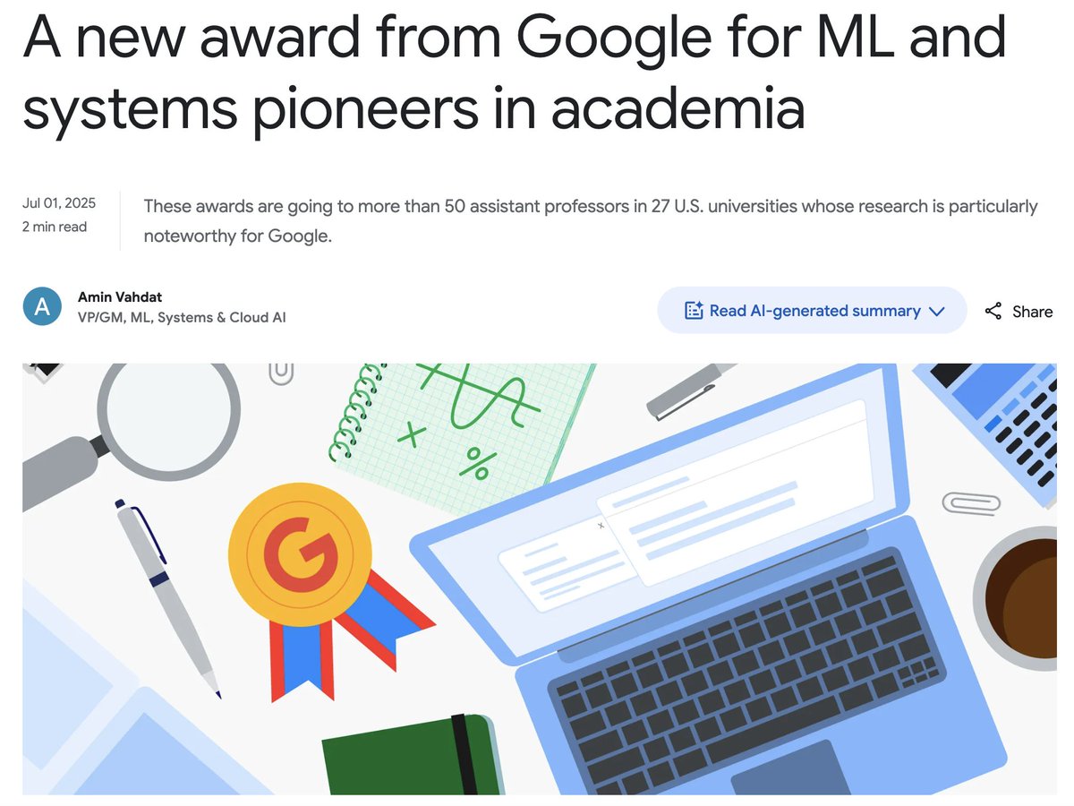 SharonYixuanLi's tweet image. Excited to receive the new faculty award from @Google for ML and systems pioneers in academia.

&quot;It is a challenging time to be conducting critical academic research given uncertainties in the funding environment. While Google’s funding is only a small part of the overall need,…