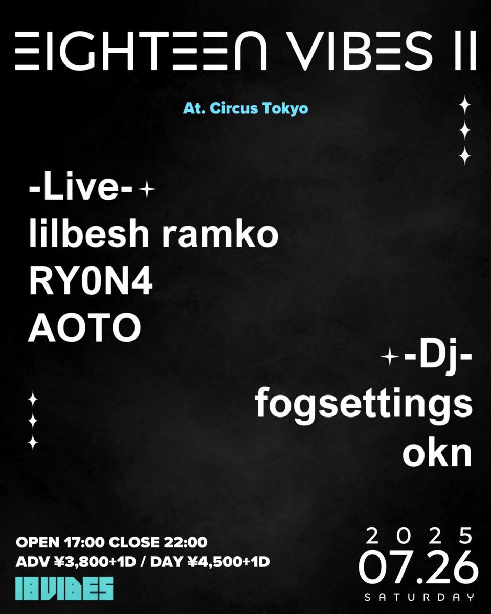 teucore_'s tweet image. 7/26(土)CircusTokyo！これ！！出ます！！
ラムコくんと同じライブに出るのがずっと夢で叶ってとってもうれしいの、、
少しお安くできるから、来るの考えてる人いたら連絡ください😭😭😭