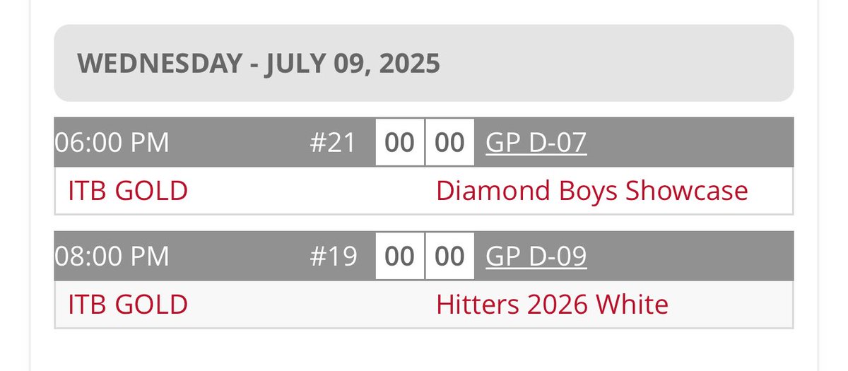 ABC games pushed out 30-45 min tonight.  Scheduled start times 6pm and 8pm.