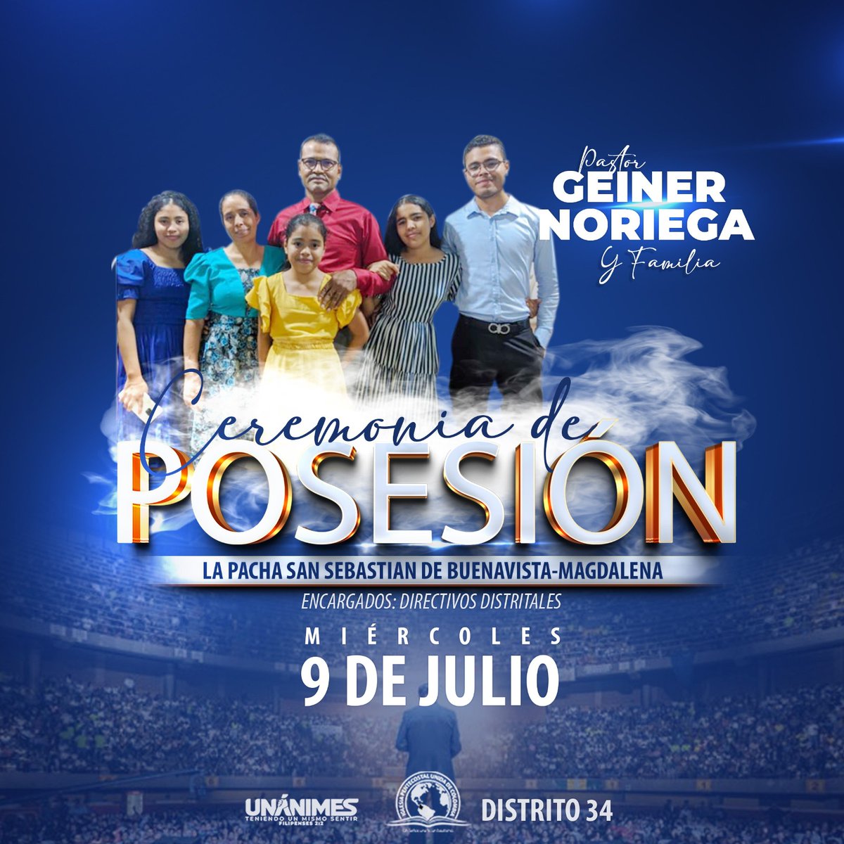 Ipuc_Distrito34's tweet image. Ceremonia de posesión Pastor Geiner Noriega - IPUC La Pacha - San Sebastián de Buenavista, Magdalena.

#Distrito34
#88años
#IPUC
#Unanimes