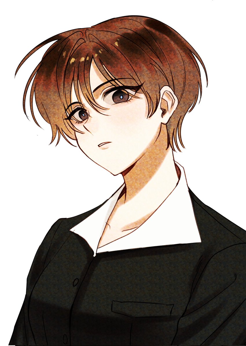 #미수반
태블릿 바꾼 기념...

잠경위때 교복 부활은 했어도
두발규제는 다시 빡세져서...

귀밑 5cm 했을가
아님 숏컷 했을가 싶어서 그린

사실 그냥 숏컷 잠경위를 원했다