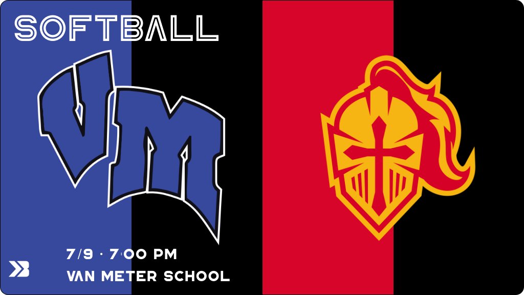 Softball (Varsity) Game Day! - Check out the event preview for the The Kuemper Catholic Knights vs The Van Meter Bulldogs. It starts at 7:00 PM and is at Van Meter School. gobound.com/ia/ighsau/soft…