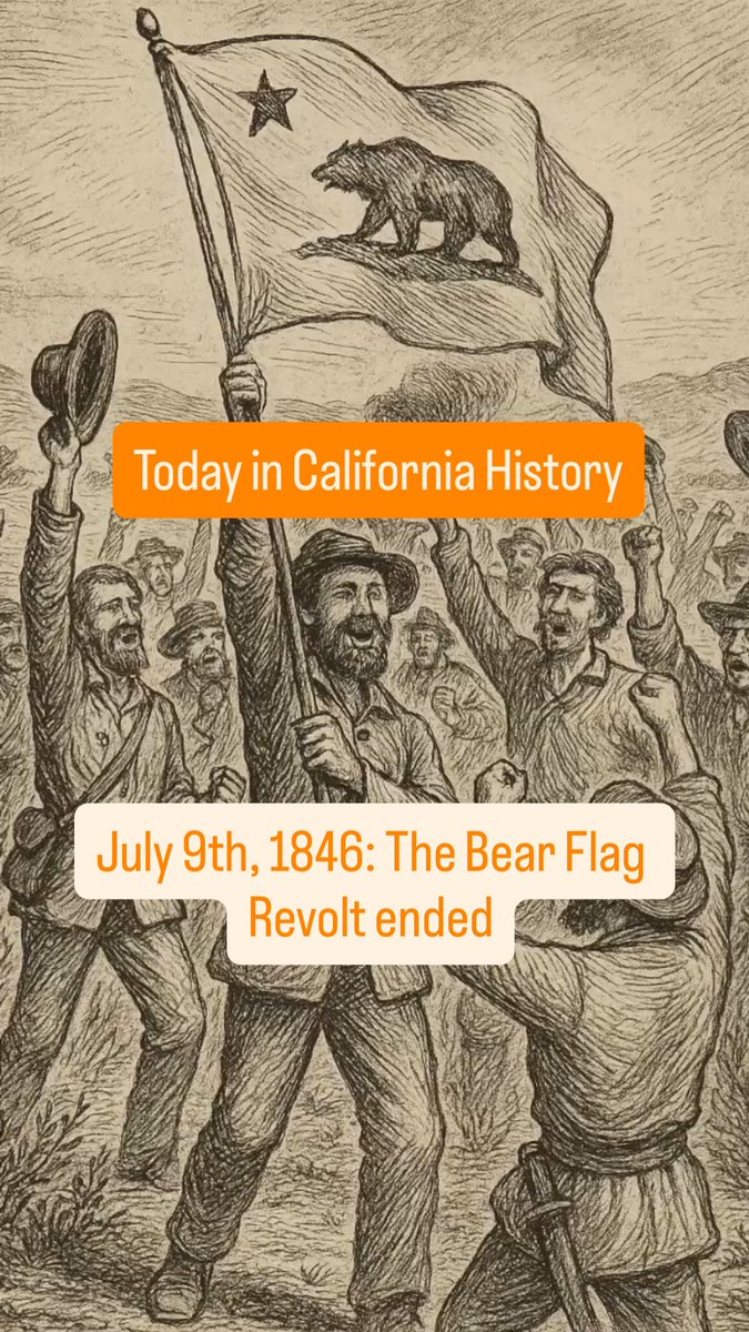 FooHowser's tweet image. Today in California History: On July 9th, 1846, the Bear Flag Revolt ended
youtube.com/shorts/NsYyirh…