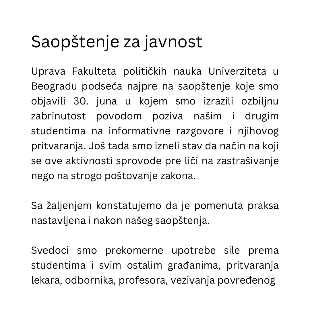 FPN Beograd tweet media