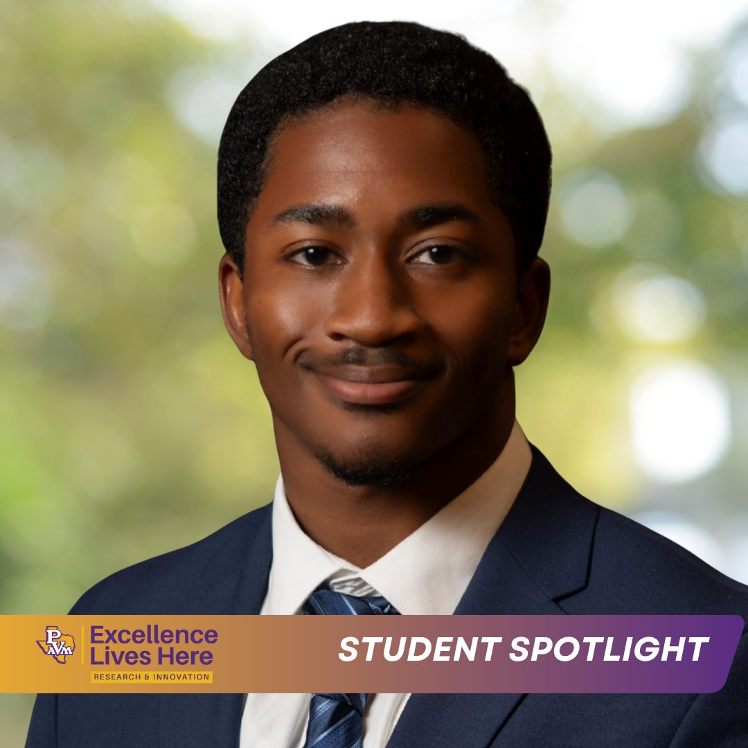 STUDENT SPOTLIGHT:

Meet Isaac Jones, an outstanding RISE student whose dedication and hard work are making waves in research at Prairie View A&amp;M University!

Click here to read more:
pvamu.edu/research/post/…

#PVAMU #PVAMUResearch #R2 #FacultyRISEProgram