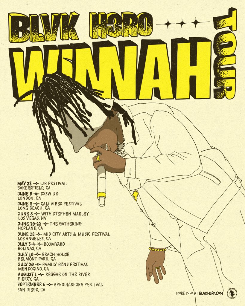 BLVK H3RO (@blvkh3ro) on Twitter photo WINNAHTOUR 🚌✈️
Ps. Check flier for new dates and Updates, can’t wait to see everyone don’t forget to bring ya skanking shoes and a spliff or two🤘
🖼️ <a href="/ellenanimates/">ellenanimates</a> WINNAHTOUR 🚌✈️
Ps. Check flier for new dates and Updates, can’t wait to see everyone don’t forget to bring ya skanking shoes and a spliff or two🤘
🖼️ <a href="/ellenanimates/">ellenanimates</a>
