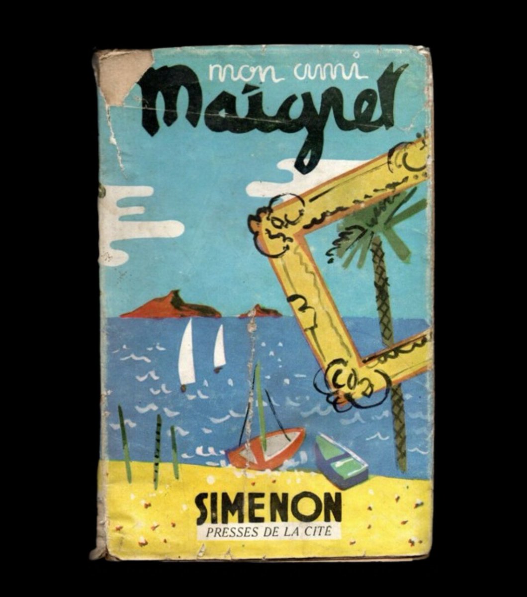SimenonTweets's tweet image. 🎨 We’re continuing our series on the most iconic covers of Simenon’s novels with this original 1949 edition of "Mon ami Maigret", published by @PressesdelaCite. A timeless design for a timeless inspector!
👀 How do you like it? Let us know in a comment! ⤵️