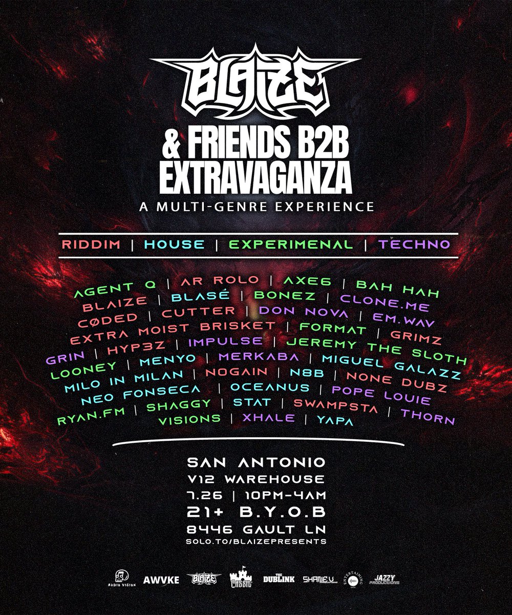 Super excited to announce I’m playing the next b2b extravaganza⁉️⁉️🗣️🗣️
I’m gonna be throwing down with some other swag artists so be there or you lame Ong😤😤😤
•
#dj #producer #dubstep #riddim #wubs #axe6 #axe6team #plur #artist #housemusic #experimentalmusic #techno