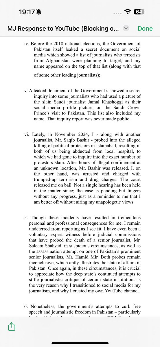 Matiullahjan919's tweet image. Free speech alert 1/3 : 

Here is #MJtv - youtube.com/MatiullahjanMJ… response to @YouTube notice for blocking or removal of my channel on an order by our local court in Pakistan. This response is compelled by a patently illegal court order that was secretly issued without a…