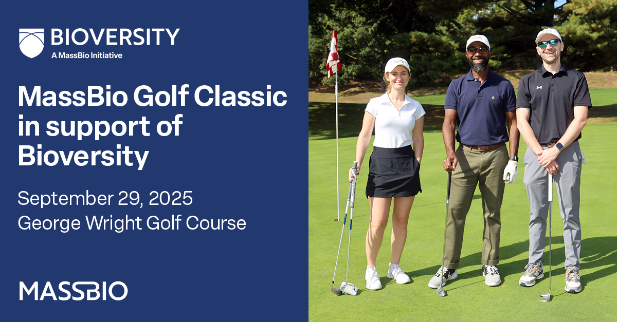 MassBio's tweet image. Announcing the MassBio Golf Classic in support of Bioversity on 9/29 at the renowned George Wright Golf Course! @GeorgeWrightGC 

All proceeds from this tournament go directly to Bioversity, a 501c3 non-profit #lifesciences workforce training initiative: massbio.org/events/golf/