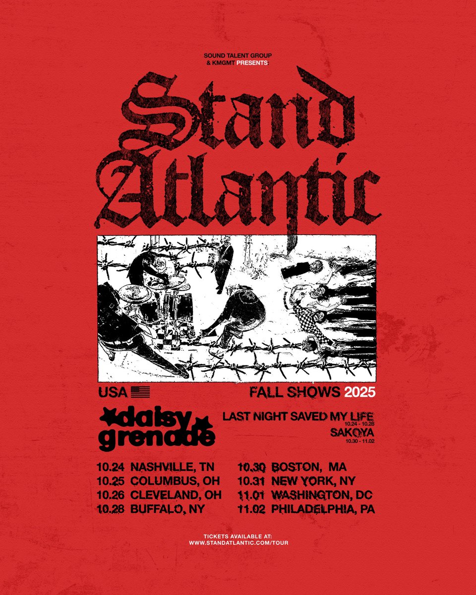 LastNightSaved's tweet image. Can someone give me a hell ya brother in the chat? See u this Fall for some sick ass shows with @standatlantic and @daisygrenade