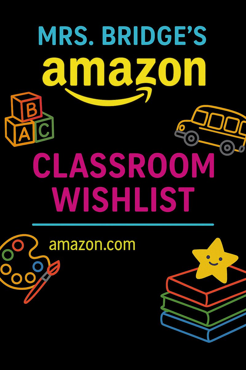 JulieBridge3's tweet photo. Year 9 is here! 🎉 I teach the most amazing ESE Pre-K kiddos, and we’re getting ready for a great year! 💛 If you’d like to sprinkle a little magic into our classroom, here’s our Amazon wishlist! Anything is appreciated!✨📦 #clearthelist2025 
👉 https://t.co/UykuMJE7Mn https://t.co/SVS1YtzYPc