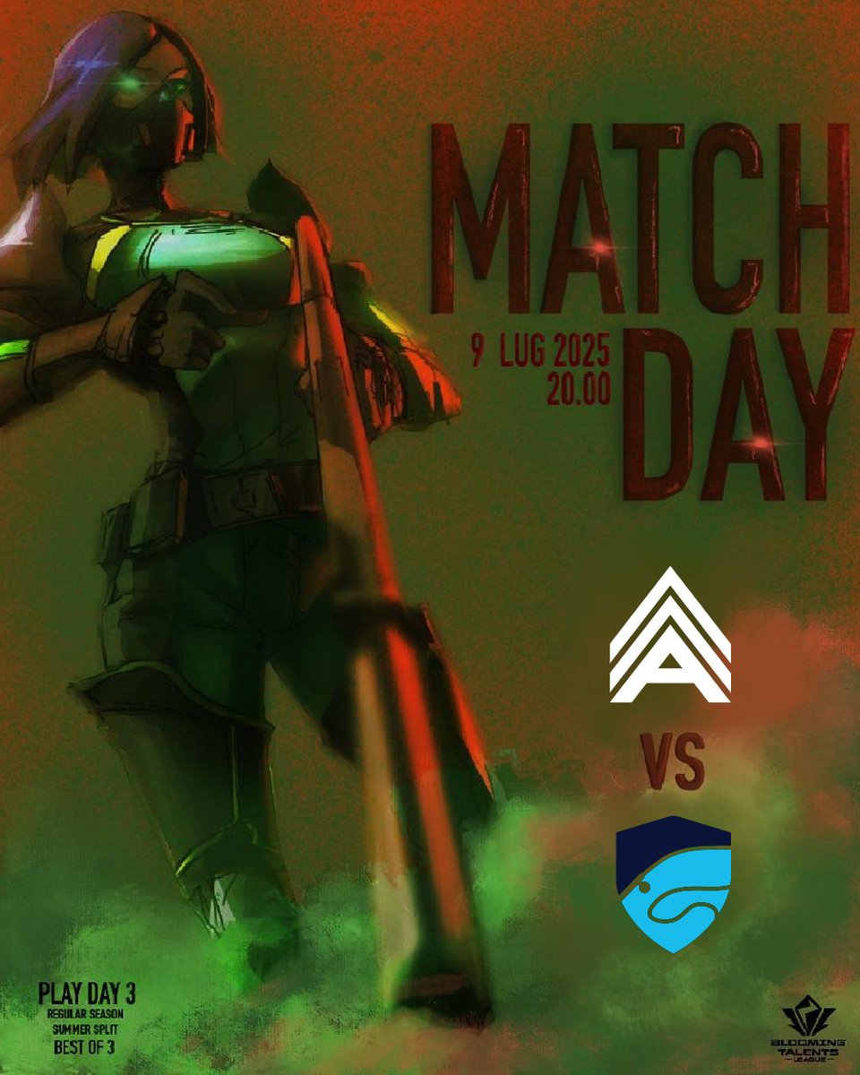 ARISE Valorant (@arisevalorant) on Twitter photo Matchday 3 โ BTL Summer Split
๐<a href="/fishingrodsval/">Fishing Rods</a>
๐20:00
๐๏ธ<a href="/ceka_damiano/">itsme_officilattv</a>
Time to shine!
<a href="/QLASH_Events/">QLASH Eventi ๐ฎ๐น</a> Matchday 3 โ BTL Summer Split
๐<a href="/fishingrodsval/">Fishing Rods</a>
๐20:00
๐๏ธ<a href="/ceka_damiano/">itsme_officilattv</a>
Time to shine!
<a href="/QLASH_Events/">QLASH Eventi ๐ฎ๐น</a>