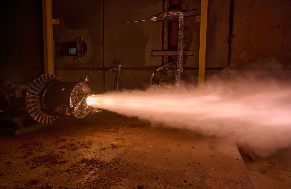 NGCNews's tweet image. Space exploration on planets like Mars is on the horizon. We recently conducted a full-scale static test of an advanced second-stage motor for ascent propulsion from another planet. The test confirms that we can support future missions to other planets with our solid rocket…