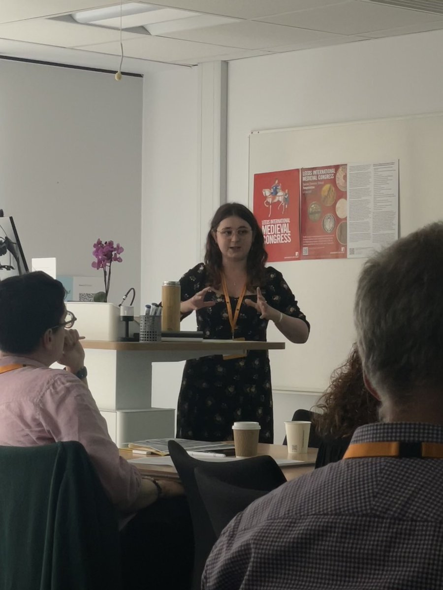 Really enjoyed presenting my paper at <a href="/IMC_Leeds/">IMC_Leeds</a> this morning in Session 1121: ‘Medieval Fragments II: Theological/ Liturgical Manuscripts + Incunabula’. Thank you <a href="/manmugar/">Dr Manuel Muñoz 🏳️‍🌈</a> for organising such an exciting and insightful set of four sessions! So many ideas to think about…