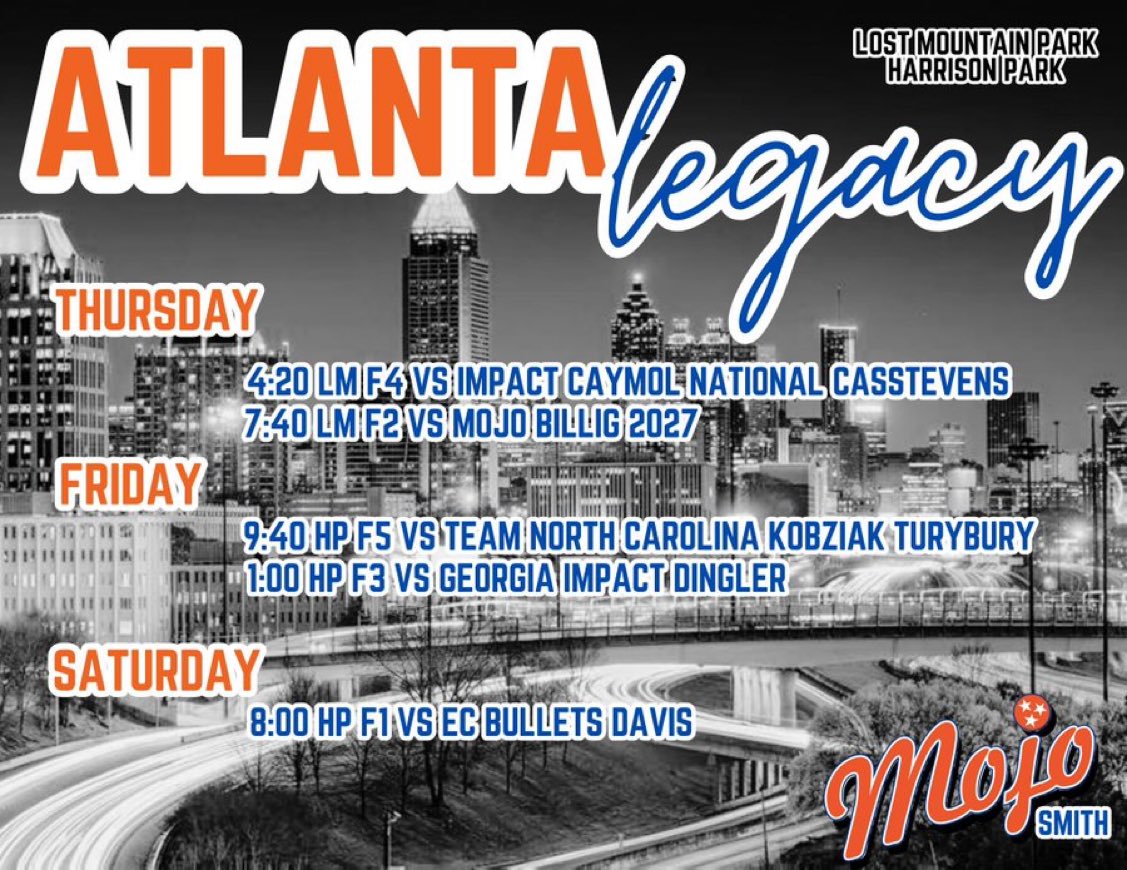 Come watch us this weekend!!!@TNMojoSmith