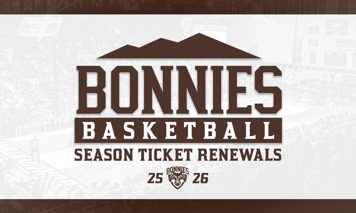 GoBonnies's tweet image. Don't miss any of the action at the Reilly Center this season!
#Bonnies men's and women's basketball season ticket renewals are open now.
Season ticket holders, check for an email from Vivenu ✉️
Contact the SBU Ticket Office for more info: 716-375-2500 📱