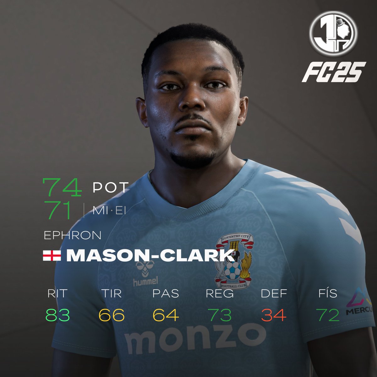 JenAlex_Facemaker (@facemakerjen) on Twitter photo Ephron Mason-Clark 🏴
🖇️Download link in bio!
✅Available for EA FC25
<a href="/FIFER_Mods/">FIFER Mods</a>
#EAFC25 #EAFC24 #fifafaces #FUT #EASPORTSFIFA #FIFACareerMode #FIFACommunity #FifaMods #customface #fifafaces #fifaMods #nextgentalent Ephron Mason-Clark 🏴
🖇️Download link in bio!
✅Available for EA FC25
<a href="/FIFER_Mods/">FIFER Mods</a>
#EAFC25 #EAFC24 #fifafaces #FUT #EASPORTSFIFA #FIFACareerMode #FIFACommunity #FifaMods #customface #fifafaces #fifaMods #nextgentalent