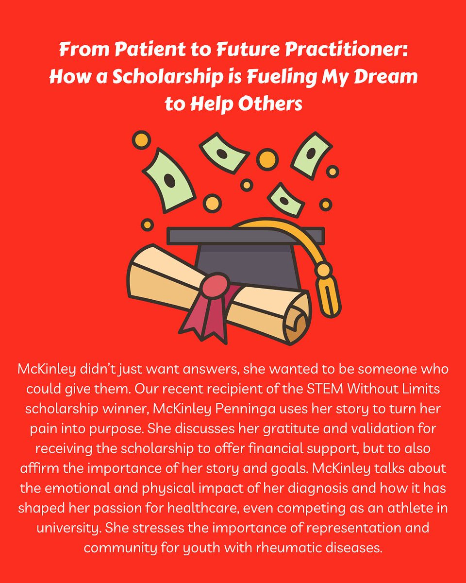 takeapaincheck's tweet image. From missed diagnoses to missed games—chronic illness tried to her out. But today, McKinley turns pain into purpose. She is grateful to be a TAPC STEM Without Limits Scholar.
To read more, check out this link:
takeapaincheck.com/post/from-pati…
#blog #STEMWithoutLimits #scholarship