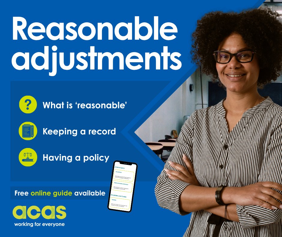 If you have a mental health condition that is long-term and affects your day-to-day life, it may be classed as a disability under the Equality Act 2010. ⚖️ Your employer must make reasonable adjustments if you need them. Learn more: 👉 bit.ly/36Epidw