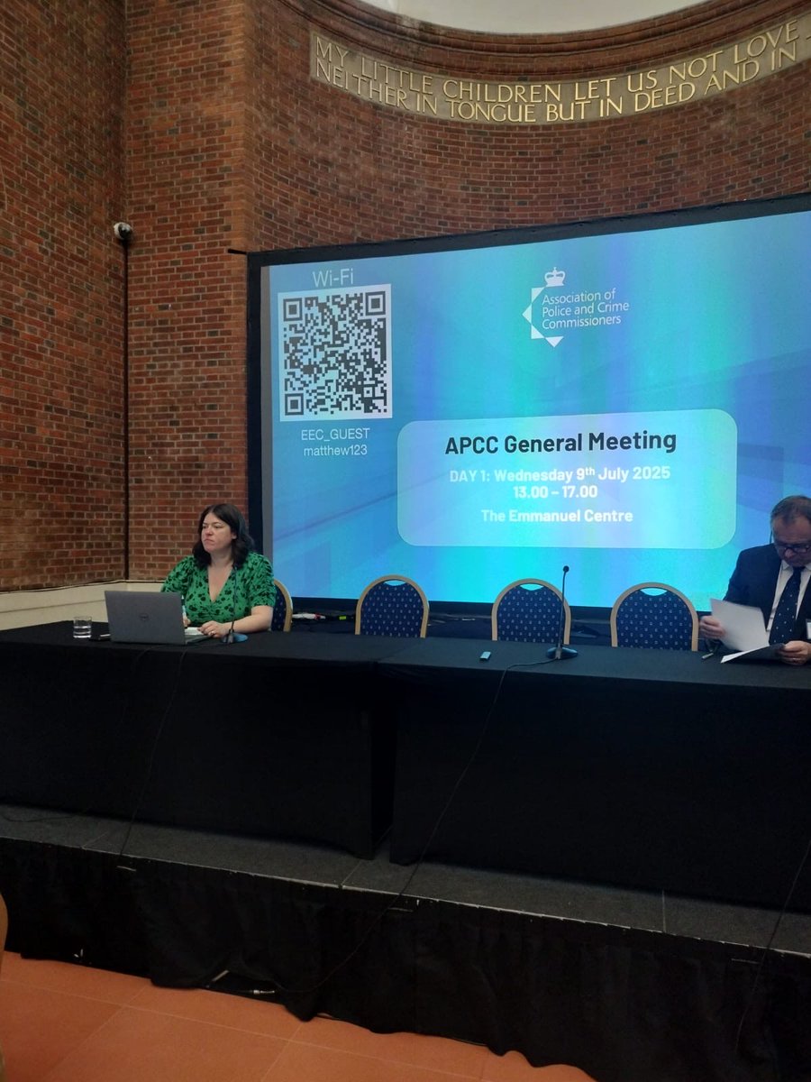 AssocPCCs's tweet image. Today marked Day One of our July General Meeting. 🤝

Among a number of engaging sessions, members heard from the newly appointed Director of the NCVPP, DAC Helen Millichap, as well as from Professor Dame Muffy Calder, who delivered an insightful presentation seeking to support…
