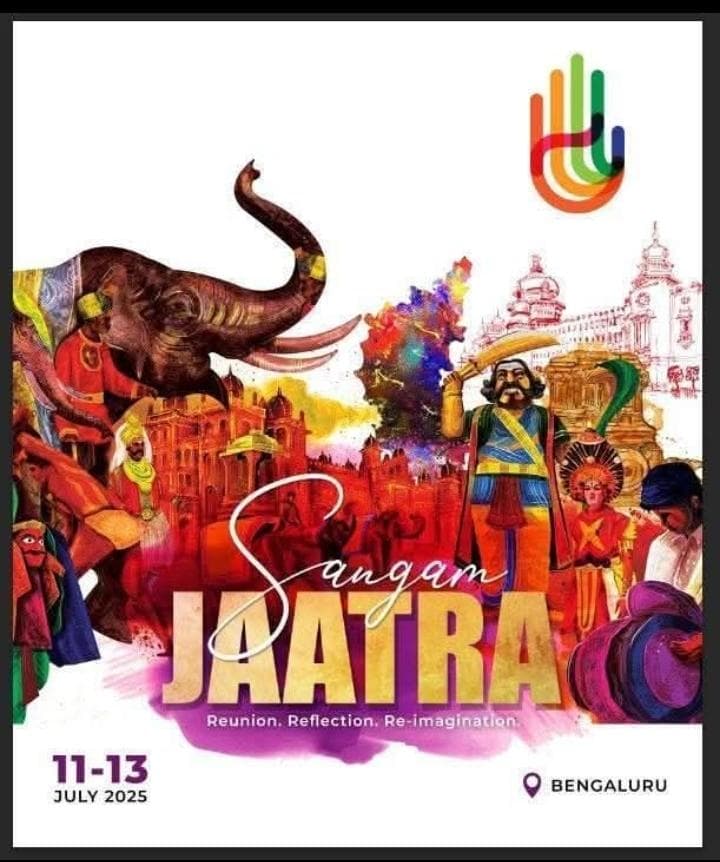 SachinAhimsa's tweet image. Our first Sangam Jatra! This time only for Netrutva Sangam alumni but very soon for all those who have come to our many programs. Like Manju in this video, over 250 Sangam Sathis from our the Country are making their way to Bangalore. Can't wait to meet them! Jai Jagat!