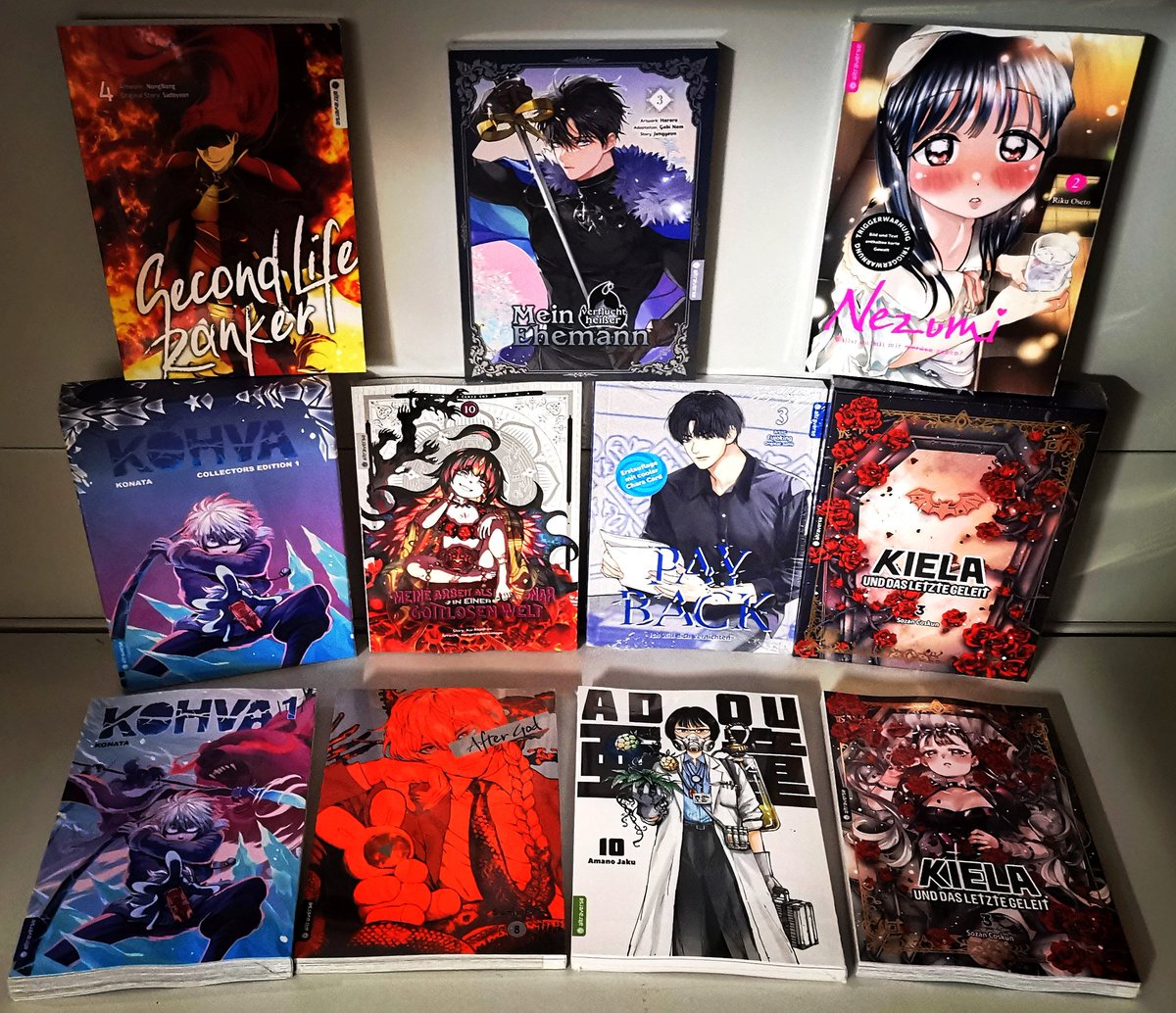 PresseComicShop's tweet photo. Die Manga Neuheiten von @altraverse_de sind eingetroffen und bei uns online https://t.co/Ubh7fECYSc ,sowie in unseren Geschäften Chemnitz Paul-Bertz-Str.20 & Zwickau Magazinstr.13-15 verfügbar.😃
#manga #kohva #nezumi #aftergod #snowballearth #wistoria #boysabyss #pressecomicshop https://t.co/27swHKFxg1
