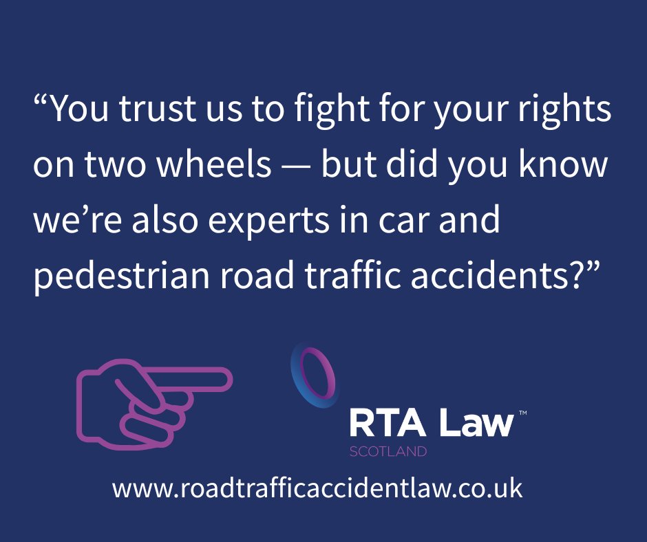 law_scotland's tweet image. Whilst you'll probably know us as #specialist #motorcycling #Lawyers who all rides motorcycles 🏍️, we also have a team who can look after you if you or your loved ones have been injured as a pedestrian 🚶 or in a motor vehicle 🚗. #RoadTrafficLawyers