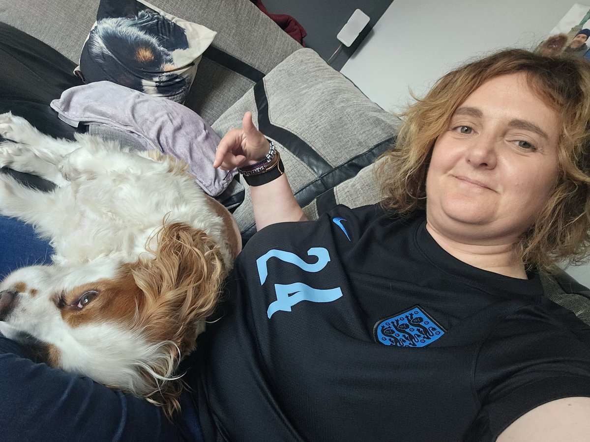 runawaygirl248's tweet image. Chester making it known he wants fussing whilst hoomum is watching the ENG v NED Euros match π