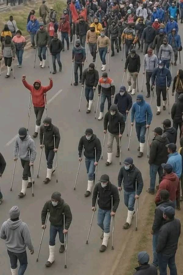 William Ruto's top agenda is making young Kenyans crippled.

He has crippled the economy and he's now killing young Kenyans advocating for a better country.

We MUST gang up against this murderer.

#RutoMustGoNow