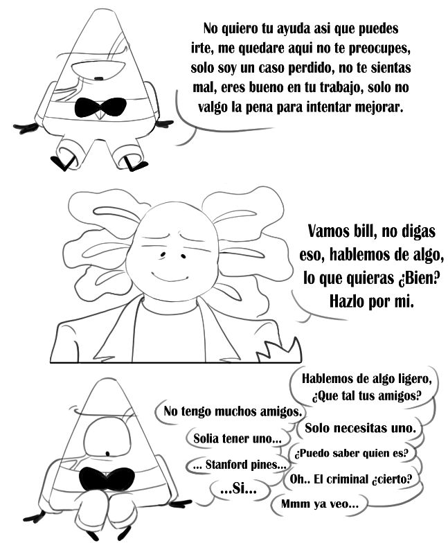 Sr__Sammy's tweet photo. "Unas disculpas merecidas hacia los pines" CAPITULO 3 4/?? #Gravityfalls #Au #billford #billchiper #stanfordpines #masonpines #dipperpines #mabelpines https://t.co/ryMm156Mlh