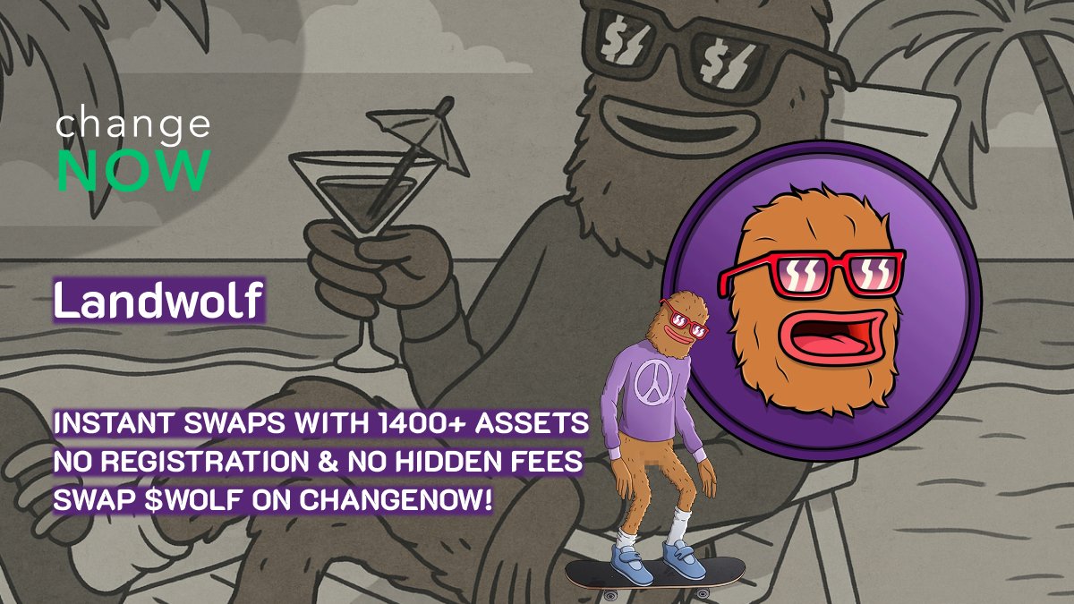 $WOLF is not pumping hard yet, he's hunting slowly 🐺

born from meme royalty, backed by a tax-free, LP-burned, 100% community-run model.

even with $BTC dominance stealing the spotlight, <a href="/Wolf0x67/">Landwolf</a> holds its energy.

small cap. big heart. swap NOW!
🔗 changenow.io/currencies/lan…