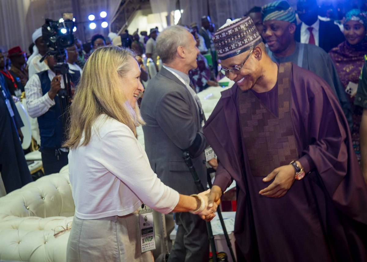 PLANE_Nigeria's tweet photo. Speaking today at the opening of the #KADAEduPACTSummit2025, the Chargé d’affaires &amp; British Deputy High Commissioner to Nigeria, Mrs. @gill_lever1 OBE, reaffirmed the UK’s longstanding commitment to education reform in Nigeria through initiatives like PLANE.

#UKNGEducation https://t.co/JtL1tacXDf