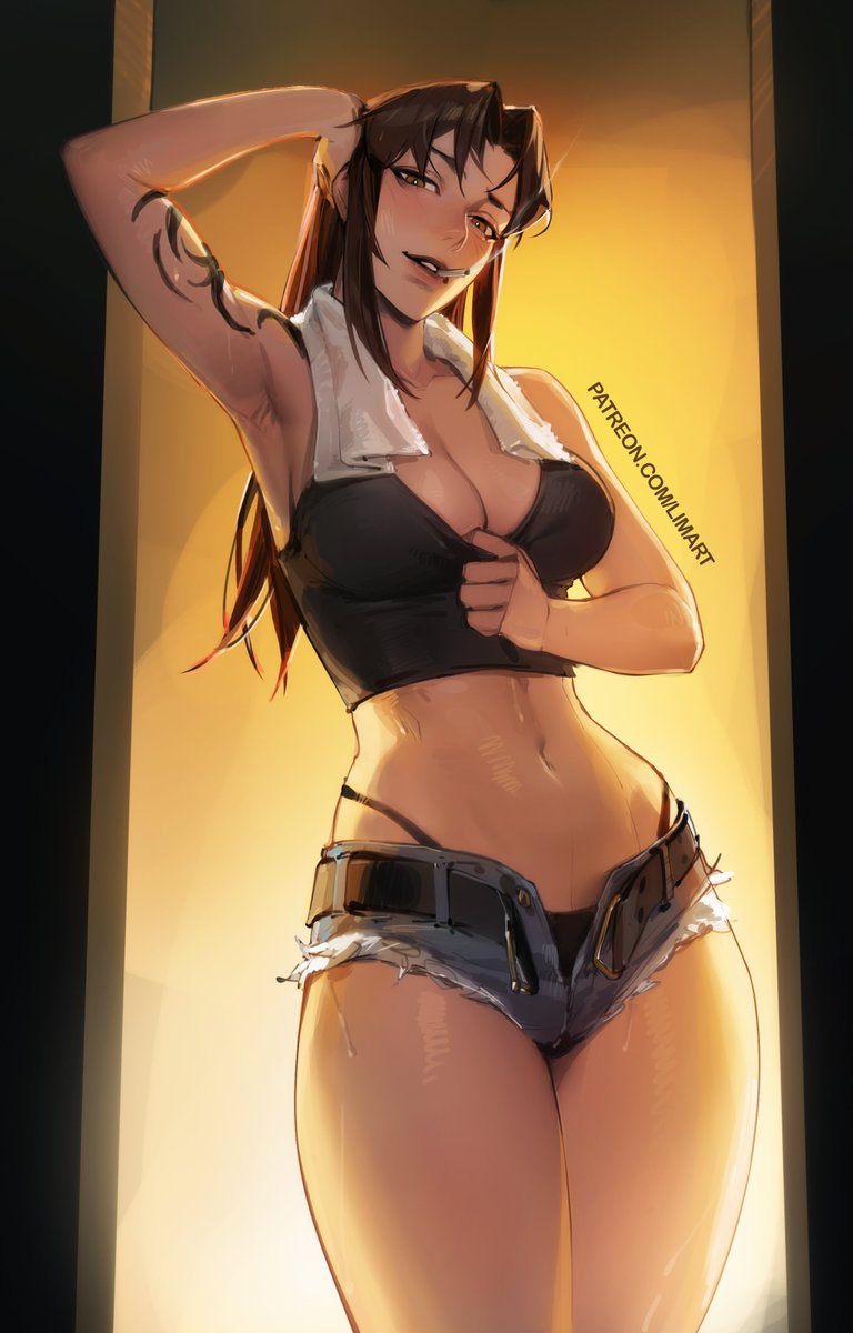 LIMART05's tweet image. Revy after shower 🫣