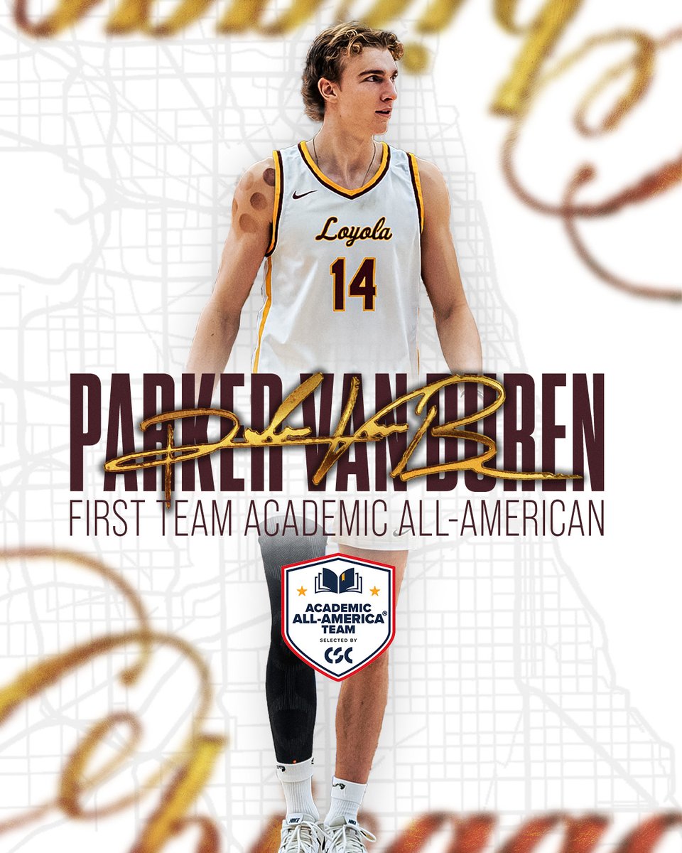 𝙋𝙪𝙧𝙚 𝙚𝙭𝙘𝙚𝙡𝙡𝙚𝙣𝙘𝙚 on and off the court 👏

Van Buren becomes first Rambler in program history to make the CSC Academic All-America At-Large First Team!

📰: loyolaramblers.com/news/2025/7/9/…