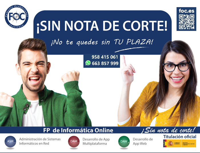 #institutofoc #informatica #asir #dam #daw #gradosuperiordeinformatica