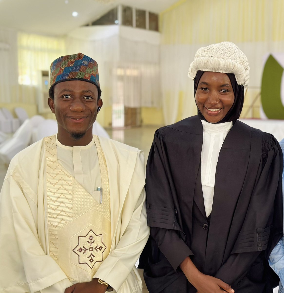 Sarkinsamari03's tweet photo. Congratulations, Laurat A. Abdullahi, Esq. (B.Ed. English, M.Ed. English, LLB(hons), BL (hons) on your call to the Bar and formal admission to the Nigerian Bar Association (the largest Bar in Africa). Your hard work, dedication, and perseverance have paid off. You have achieved a https://t.co/bTnMJRvHEc